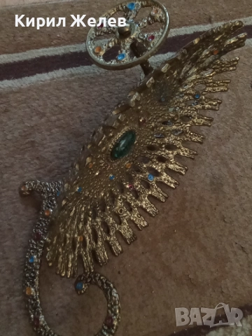 Месингова количка 51724, снимка 9 - Антикварни и старинни предмети - 52103632