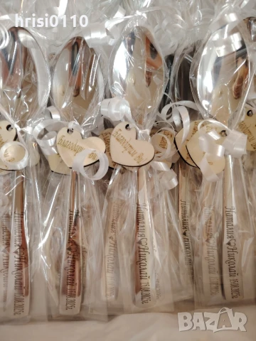 Гравирани лъжички за Вашите гости , снимка 4 - Подаръци за сватба - 50853623