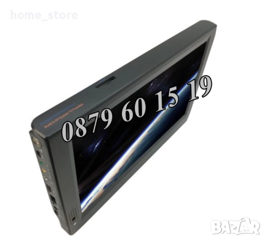 Преносим телевизор 12 инча, портативен цифров телевизор 12 инча 12v / 220v, снимка 5 - Телевизори - 52545558