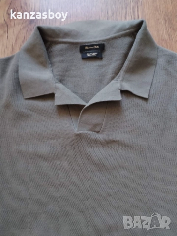 massimo dutti - страхотна мъжка тениска КАТО НОВА L, снимка 3 - Тениски - 51737399