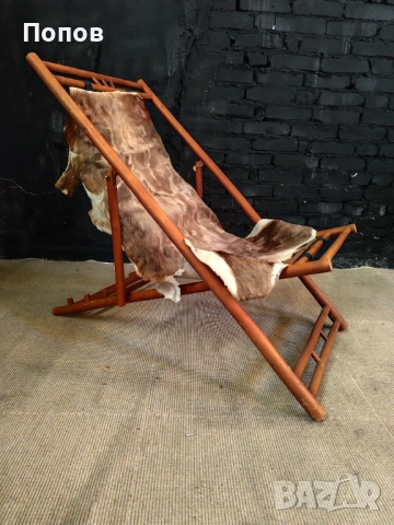  Италиански шезлонг poggiapiedi, снимка 3 - Дивани и мека мебел - 52267975