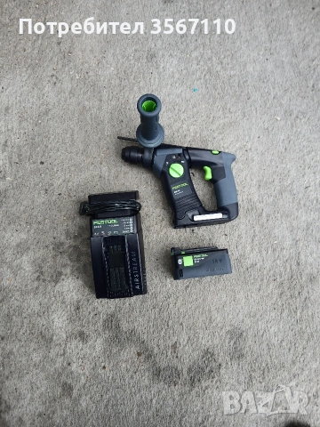 Акумулаторен безчетков перфоратор Festool, снимка 2 - Други инструменти - 53602687