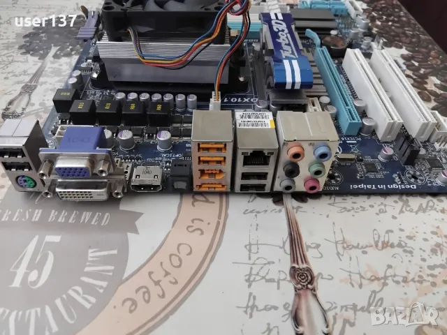 Gibabyte GA-880GM-UD2H Socket AM3, снимка 2 - Дънни платки - 48543356