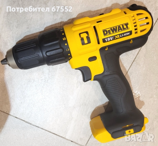 Ударен винтоверт 18V DeWalt DCD776. Само машина, без батерии и зарядно.38€ (цената е крайна!)