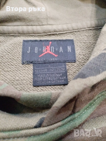 Nike air jordan горнище За момчета оригинален, снимка 6 - Детски анцузи и суичери - 52570065