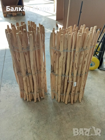 Немска декоративна Градинска Ограда от леска ,Лешник (Rollzaun) 90х500см