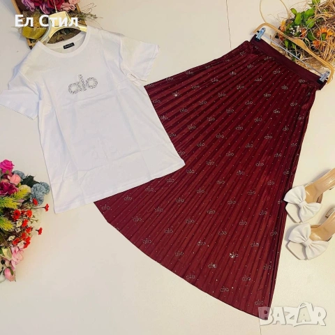 #дамска #пола ✨🔥🔥🔥 👍 ✨𝗣𝗿𝗶𝗰e :20€ ✨𝗦ı𝘇𝗲: S M L XL 📌4 бр, снимка 8 - Комплекти - 53697871