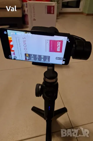 Стабилизатор за смартфони-Гимбал- Zhiyun-Tech SMOOTH 4, снимка 9 - Чанти, стативи, аксесоари - 50407530