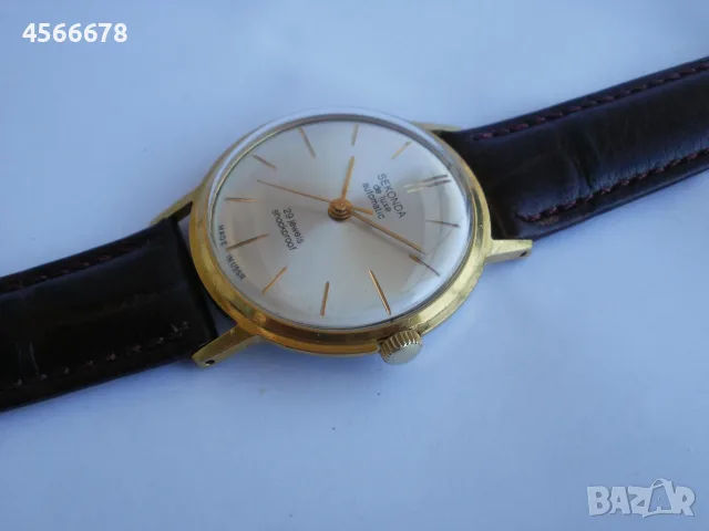 Poljot de luxe Полет мъжки руски 29 J. позлатен 20 мик. ръчен часовник , снимка 6 - Мъжки - 55934106
