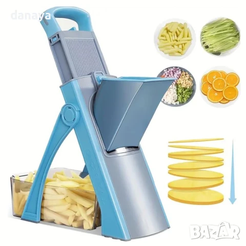 5979 Вертикално ренде мандолина Vegetable cutter, снимка 5 - Аксесоари за кухня - 50818346