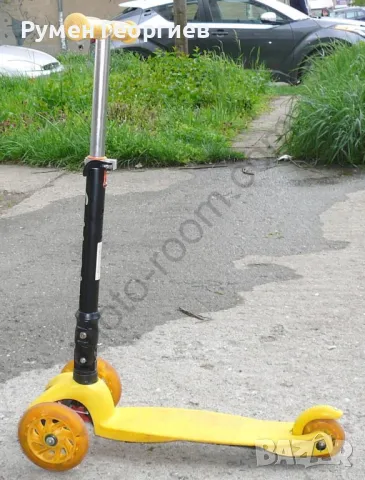 Употребявана детска тротинетка Ronny – жълта