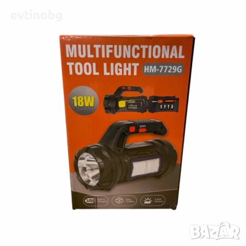 Фенер - прожектор с инструменти. Надежден партньор във всяка ситуация, снимка 6 - Прожектори - 53858029