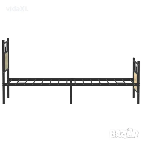 vidaXL Рамка за легло без матрак сонома дъб 80x200 см инженерно дърво, снимка 7 - Спални и легла - 56147486