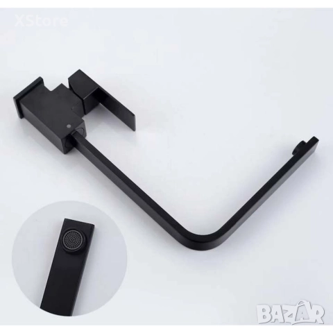 Едноръкохватков кухненски смесител, цвят черен мат, Top Ceramic, снимка 4 - Смесители - 52588622