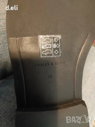 Charles&Keith Size 40 Еко Кожа. Нови чехли, снимка 4 - Чехли - 49907535
