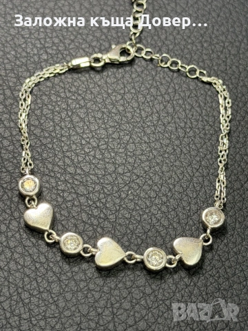 Сребърна гривна 925 silver чисто нова grivna 