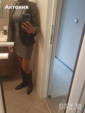 Рокля тип поло от финно плетиво, снимка 2 - Рокли - 34473617