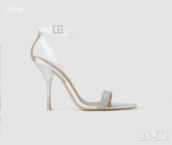 Сандали на ток на Zara , снимка 3 - Сандали - 53775934