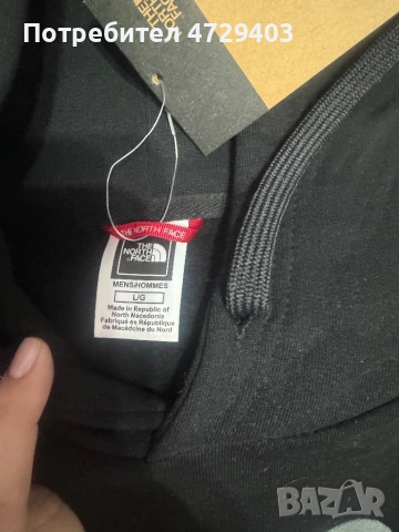 Унисекс суичър the north face Л размер , снимка 3 - Суичъри - 53459715