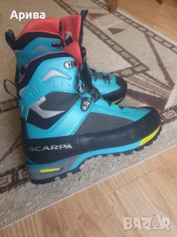  Дамски високопланински обувки Scarpa Charmoz HD - shark/maldive , снимка 4 - Зимни спортове - 53771050