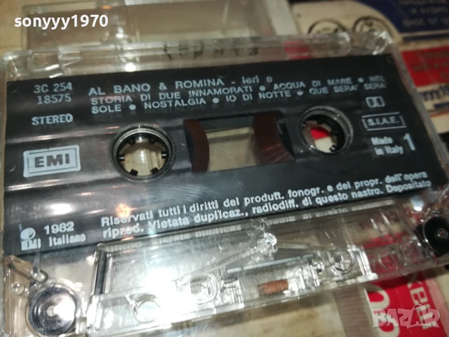 AL BANO & ROMINA-MADE IN ITALY ORIGINAL TAPE 1906251006, снимка 4 - Аудио касети - 50720471