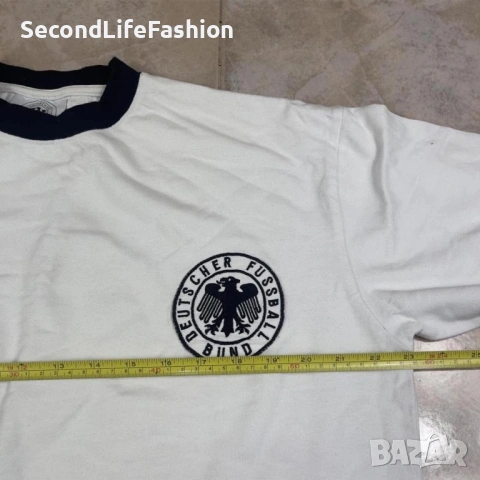 Винтидж футболна блуза Achim #40 с дълъг ръкав, размер XL Deutcher Fussball Bund, снимка 6 - Суичъри - 53160542