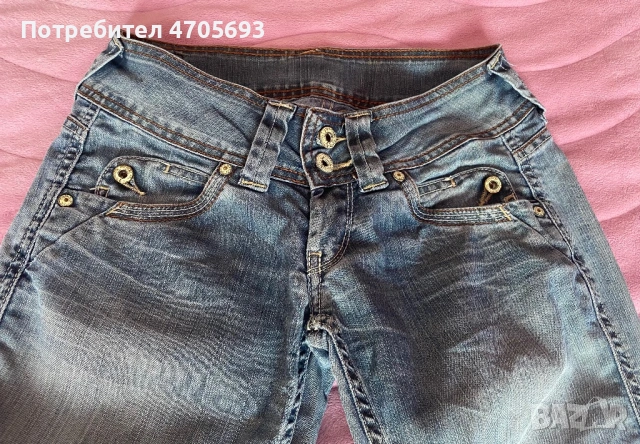 Дънки Pepe Jeans с ниска талия, снимка 2 - Дънки - 53139613
