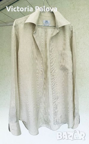 Риза BOGGI MILANO 100% тънък лен