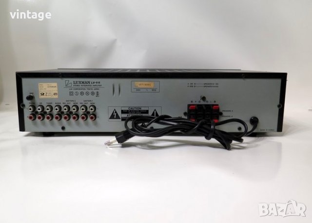 Luxman LV-111, снимка 6 - Ресийвъри, усилватели, смесителни пултове - 39850272