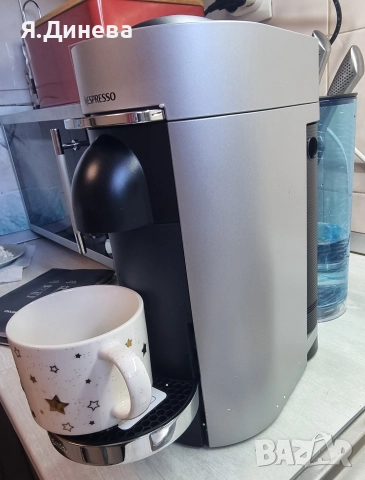Кафемашина Nespresso Vertuo Plus , снимка 4 - Кафемашини - 52798966