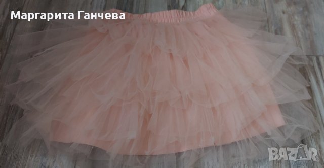 Нежна пола от тюл в розово, снимка 3 - Детски рокли и поли - 40332021