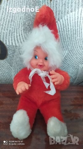 Стара кукла Дядо Коледа от соца, снимка 1 - Колекции - 34718103