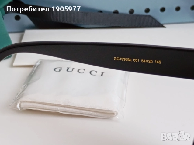 Оригинални дамски слънчеви очила GUCCI модел GG1830SK, снимка 15 - Слънчеви и диоптрични очила - 52520570
