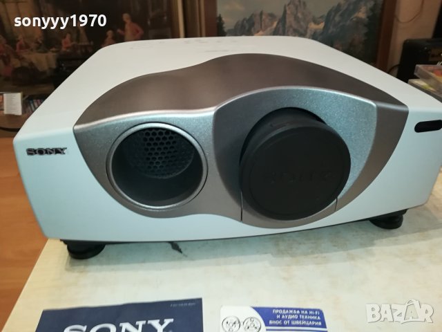 SONY MADE IN JAPAN-ПРОЖЕКТОР ВНОС SWISS LNV2309231836, снимка 3 - Плейъри, домашно кино, прожектори - 42293406