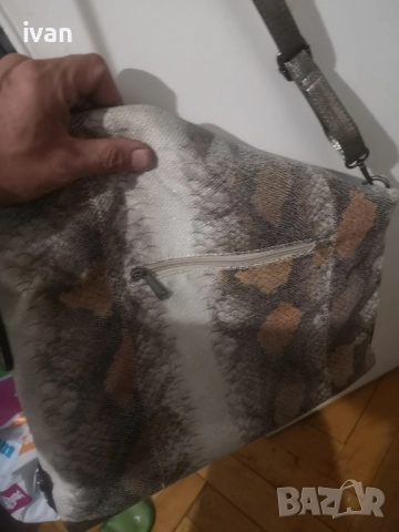 дамска Марков чанта от змийска кожа , снимка 10 - Чанти - 51793853