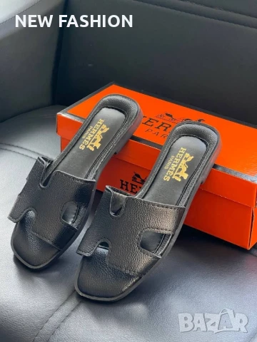 Дамски Чехли ⚡ Hermes , снимка 5 - Чехли - 51298692