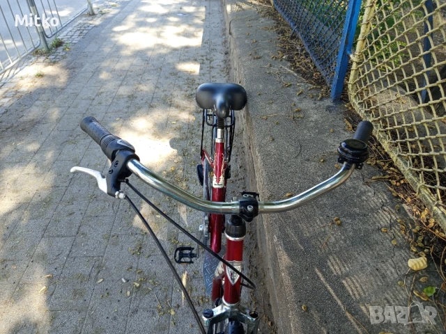 28 цола алуминиев велосипед с 7 скорости усилени капли амортисьори предни като нов , снимка 11 - Велосипеди - 51288600