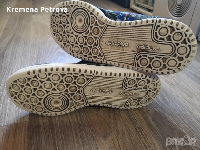 Adidas Veritas Mid K S82861 Ntnavy Ftwwht, размер 38 2/, снимка 4 - Маратонки - 51563791