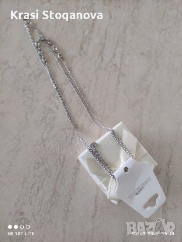 Двойно Бижу - Неръждаема СТОМАНА , снимка 5 - Бижутерийни комплекти - 39878878