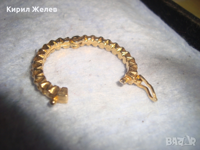 СТАРИННО ВИНТИДЖ ПОЗЛАТЕНО ОРИГИНАЛНО АРТ - ДЕКО БИЖУ 26444, снимка 2 - Антикварни и старинни предмети - 36095145