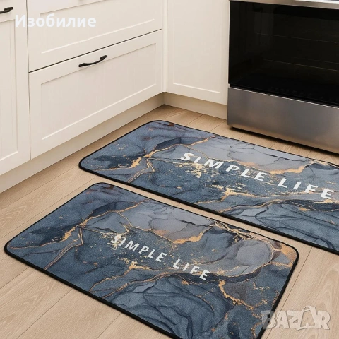 Комплект водоустойчиви постелки за кухня, различни цветове, снимка 13 - Други - 53726249