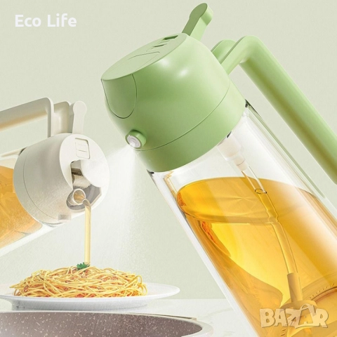 Стъклен спрей бутилка за олио и оцет, снимка 8 - Други стоки за дома - 52976704