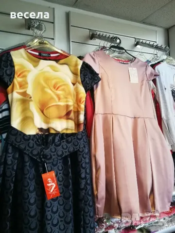 рокли за едри момичета 10,12,14,16 години, снимка 1