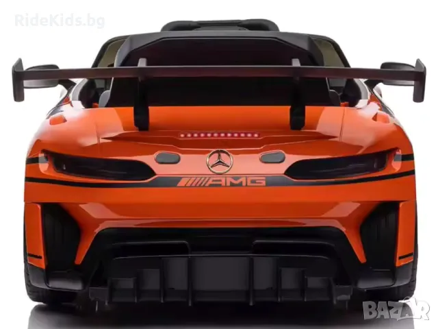 Mercedes-Benz GT3 AMG 12V - Детска акумулаторна кола, Оранжев, EVA гуми, снимка 6 - Детски велосипеди, триколки и коли - 49731857