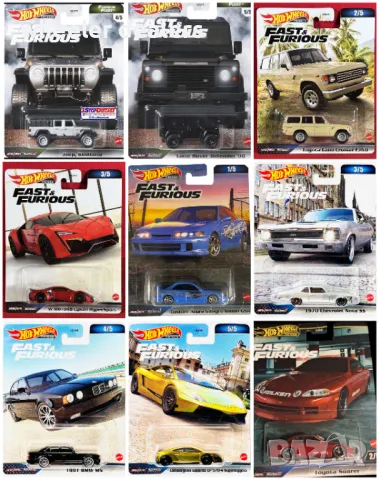 Метални колички Hot Wheels PREMIUM Fast & Furious, TEAM TRANSPORTT, FAVORI, снимка 7 - Колекции - 29075797
