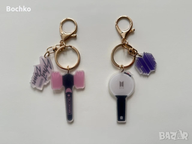 Kpop Blackpink и BTS ключодържатели, снимка 1