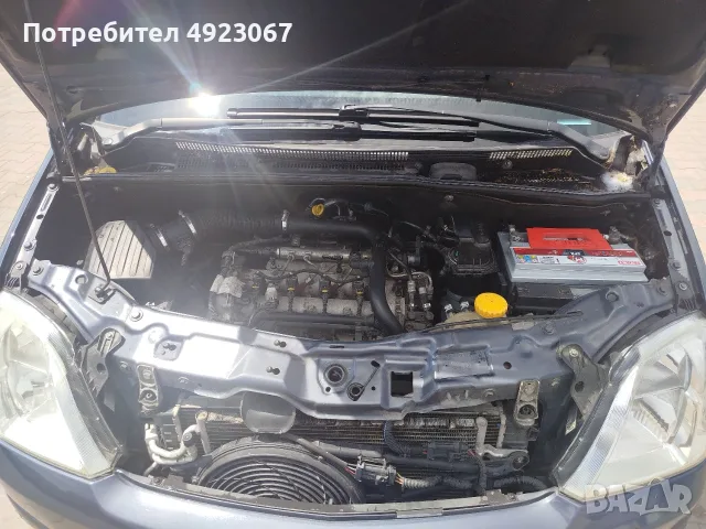 Ван Opel Meriva фейст лифт 2007г 1.3CDTI 75кс Дизел Верига , снимка 6 - Автомобили и джипове - 55717281