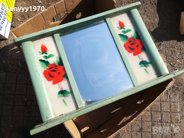 старо огледало-антик 0602221009, снимка 8 - Антикварни и старинни предмети - 35688393