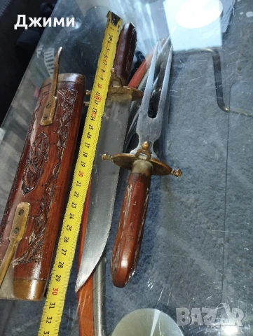 индийски резбован комплект, снимка 2 - Антикварни и старинни предмети - 50674688