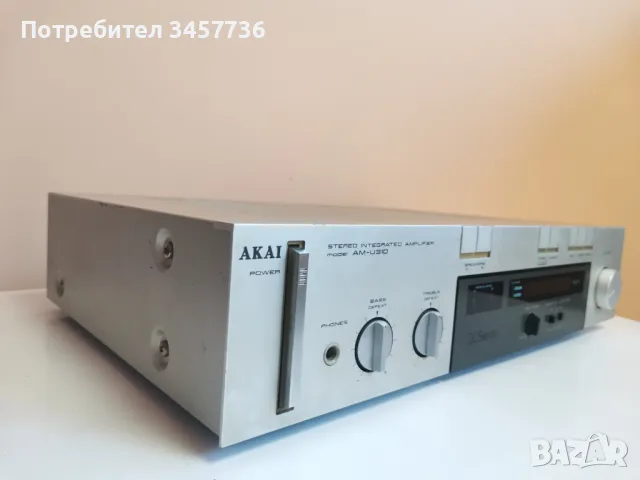 Стерео усилвател AKAI AM-U310 , снимка 4 - Ресийвъри, усилватели, смесителни пултове - 47361049